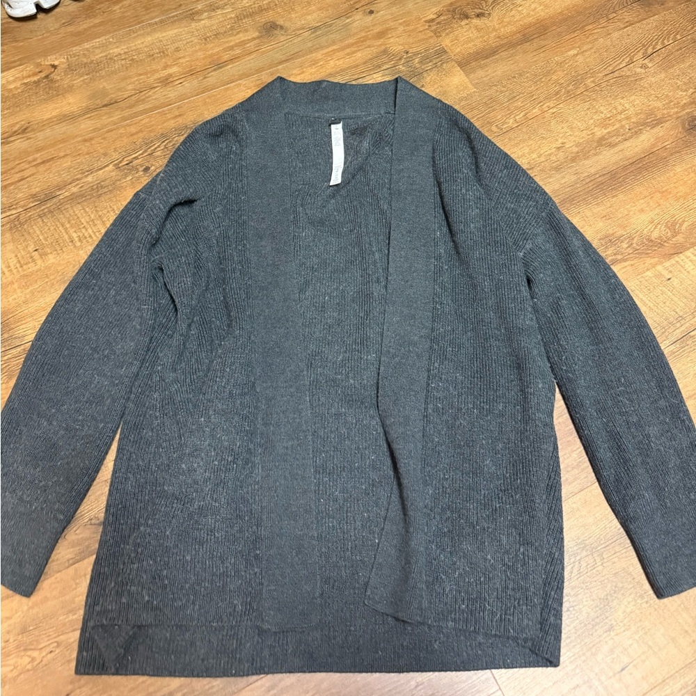 Lululemon wrap sweater. Navy color